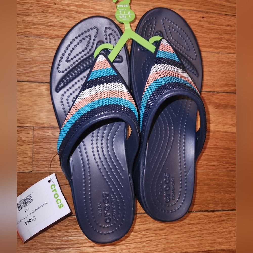 Crocs Monterey Flip-flops Size W8